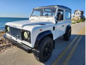 used 1991 Land Rover Defender 90 used cars Marthas Vineyard McCurdy Motorcars quality used cars Marthas Vineyard,  MA. Certified used Volvos, used, Jeeps, used Mercedes Benz, used Toyotas, used SUVs on Marthas Vineyard in Vineyard Haven, Massachusetts